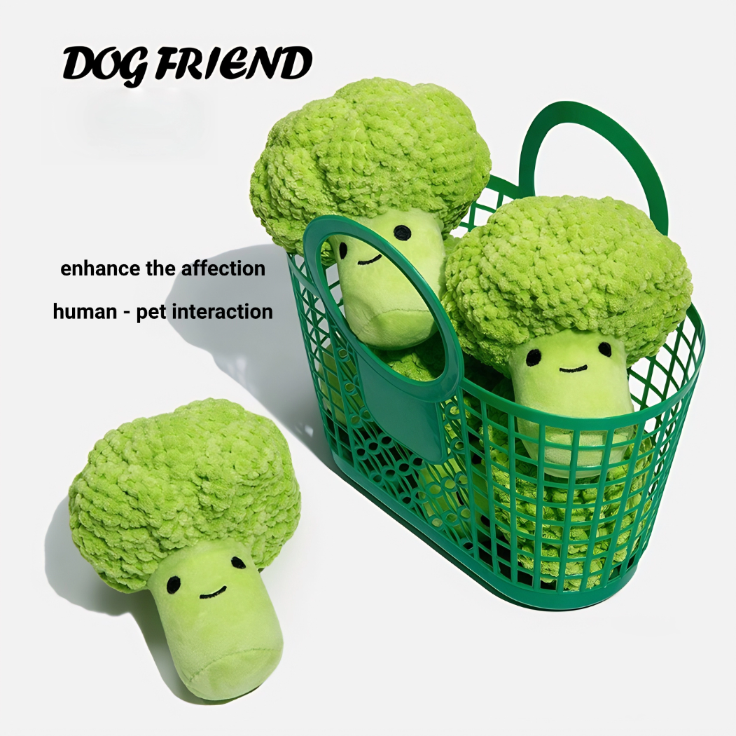 Corn and Broccoli Plush Toys