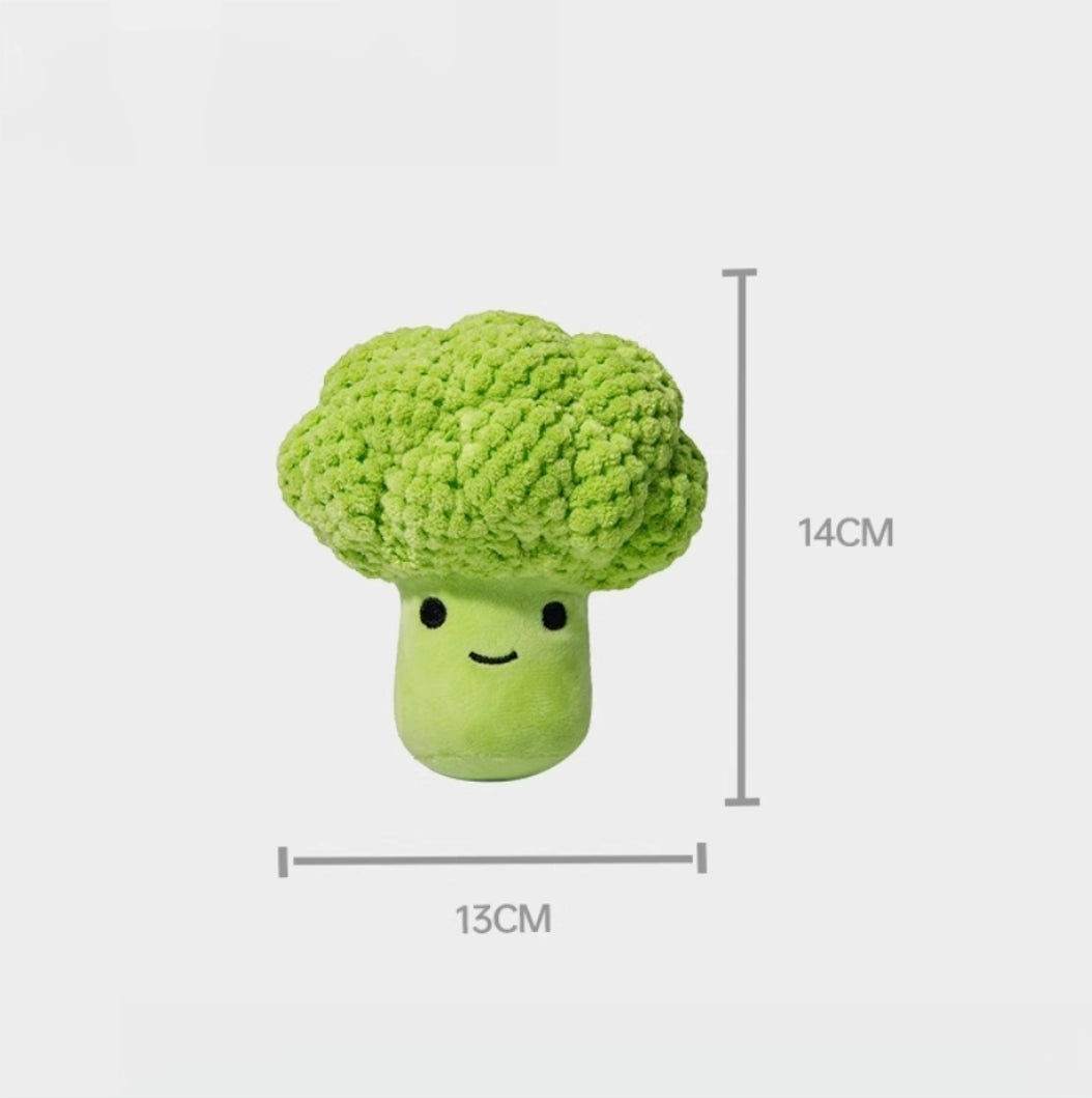 Corn and Broccoli Plush Toys