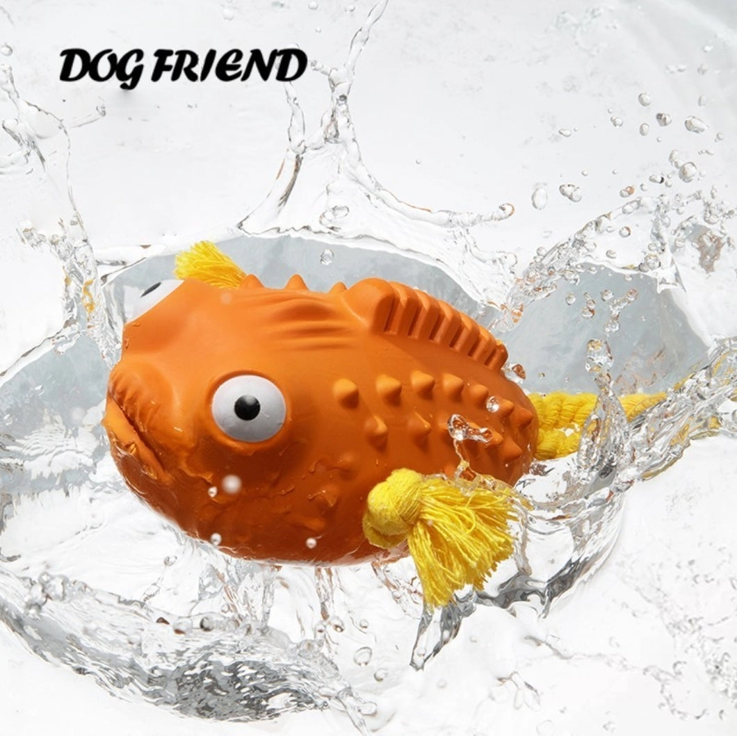 Puffer Fish Squeaky Toy