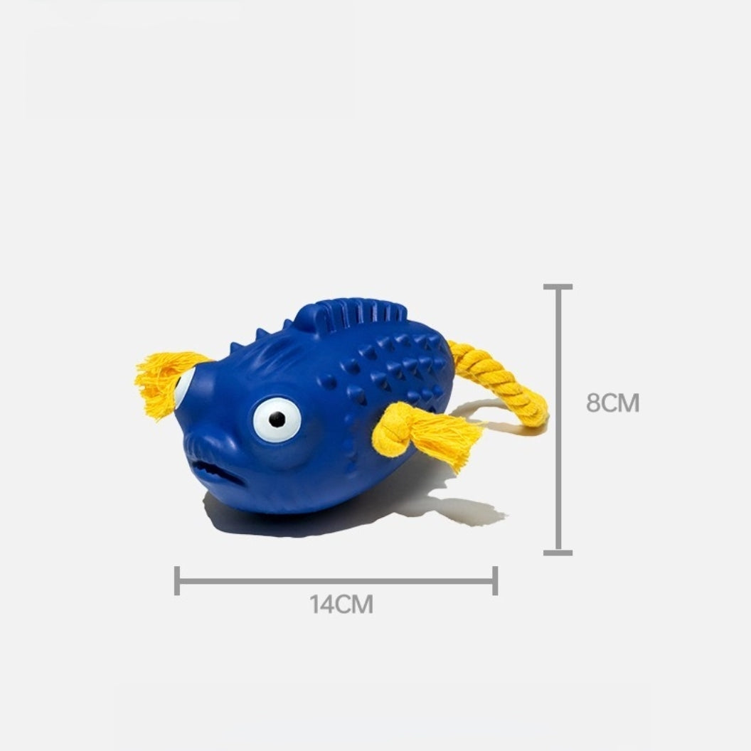 Puffer Fish Squeaky Toy