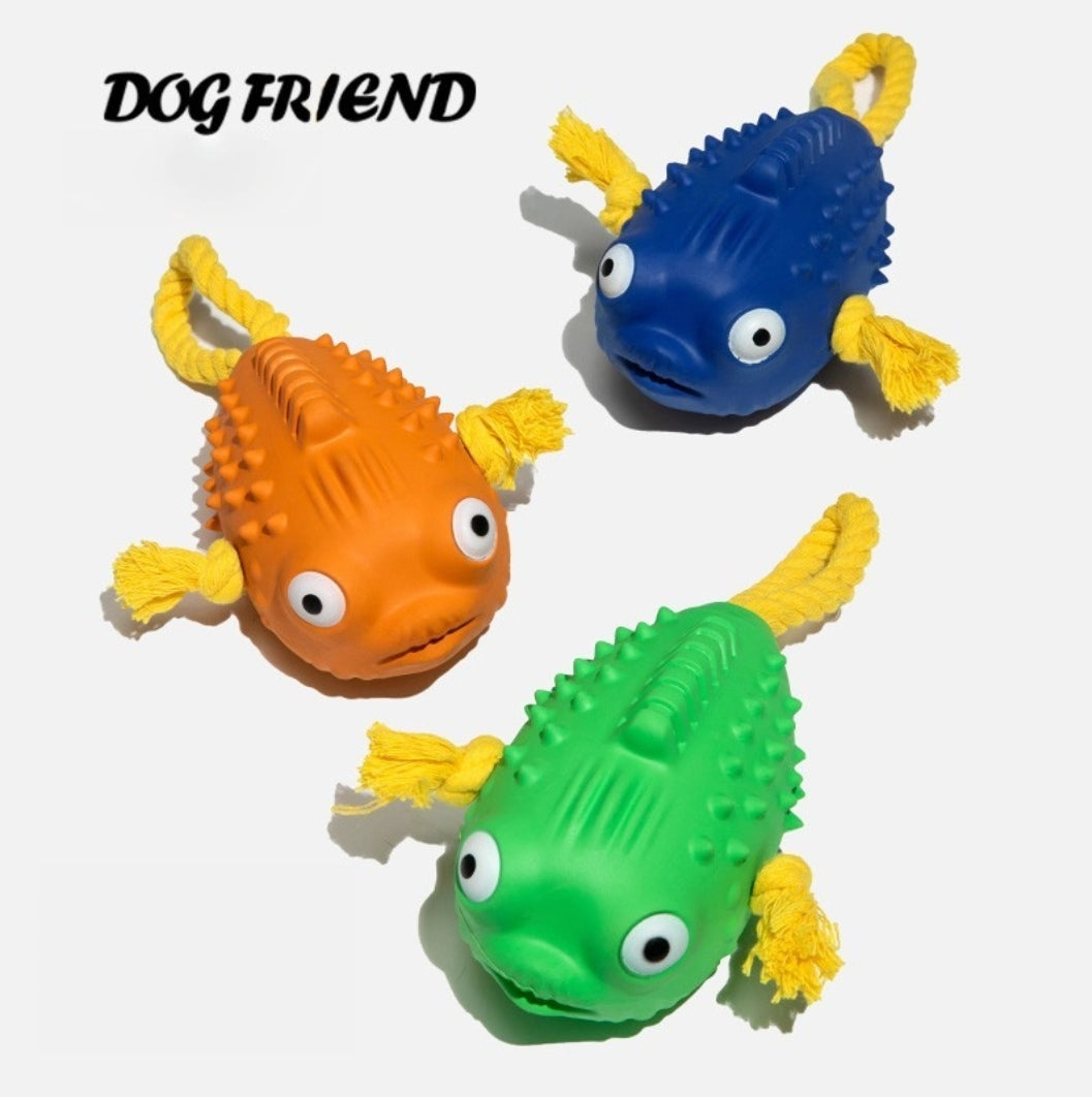 Puffer Fish Squeaky Toy