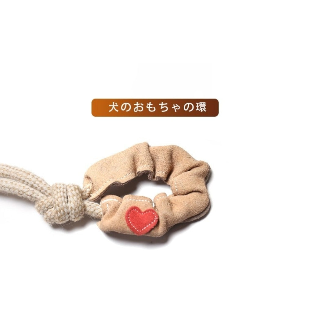 Knotted Cowhide Toy