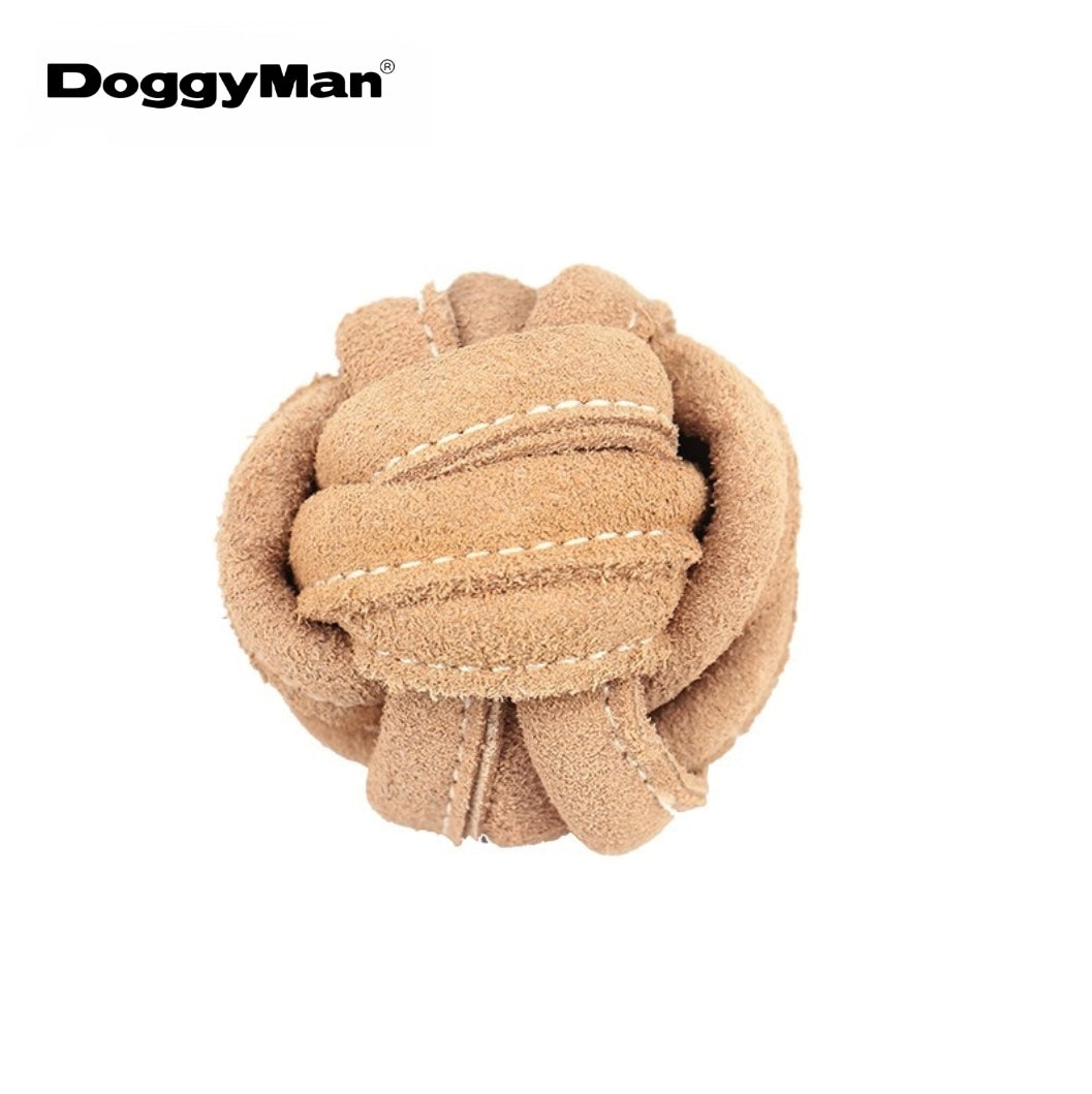 Knotted Cowhide Toy