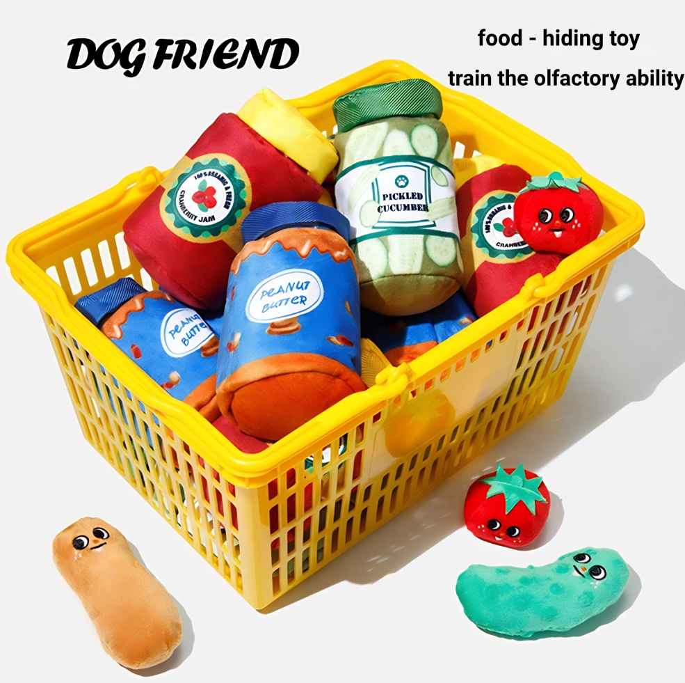Peanut Butter, Pickles and Tomato Snuffle Toys