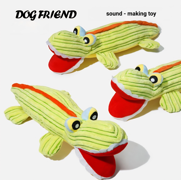 Plush crocodile toy