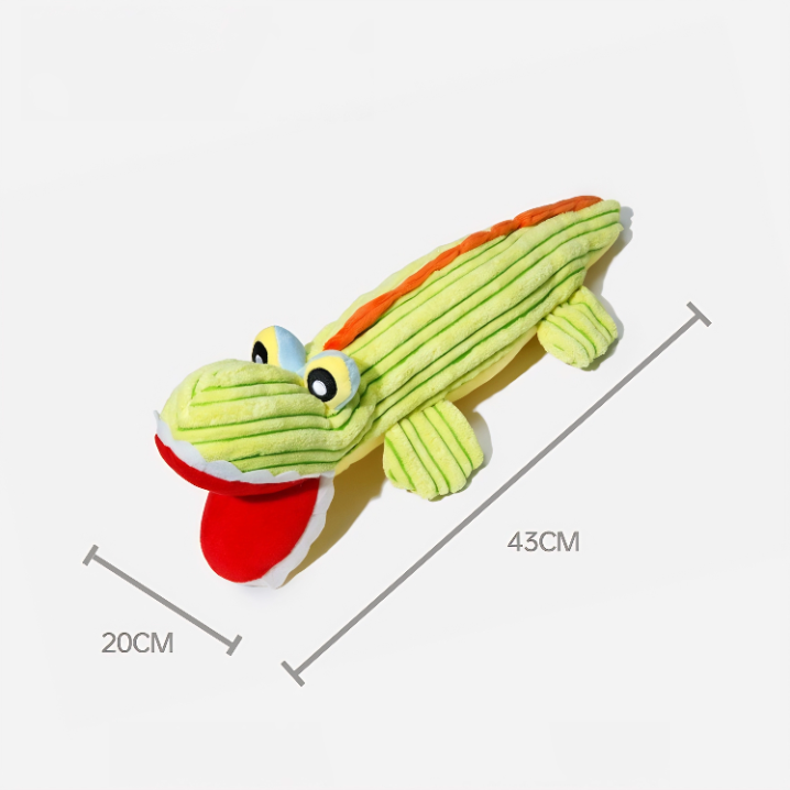 Plush crocodile toy