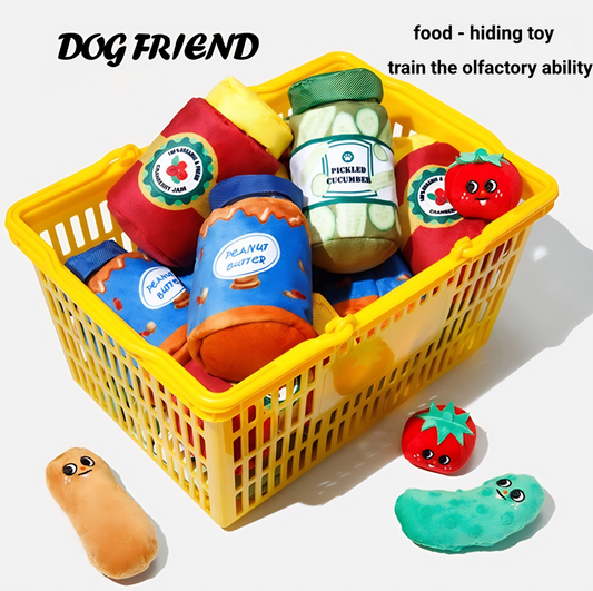 Peanut Butter, Pickles and Tomato Snuffle Toys
