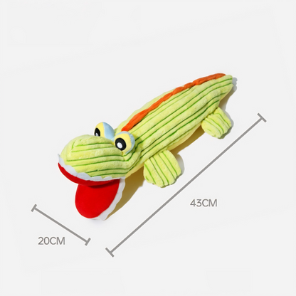 Plush crocodile toy